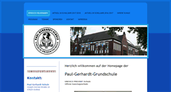 Desktop Screenshot of paul-gerhardt-schule.de