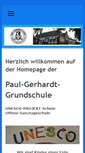 Mobile Screenshot of paul-gerhardt-schule.de
